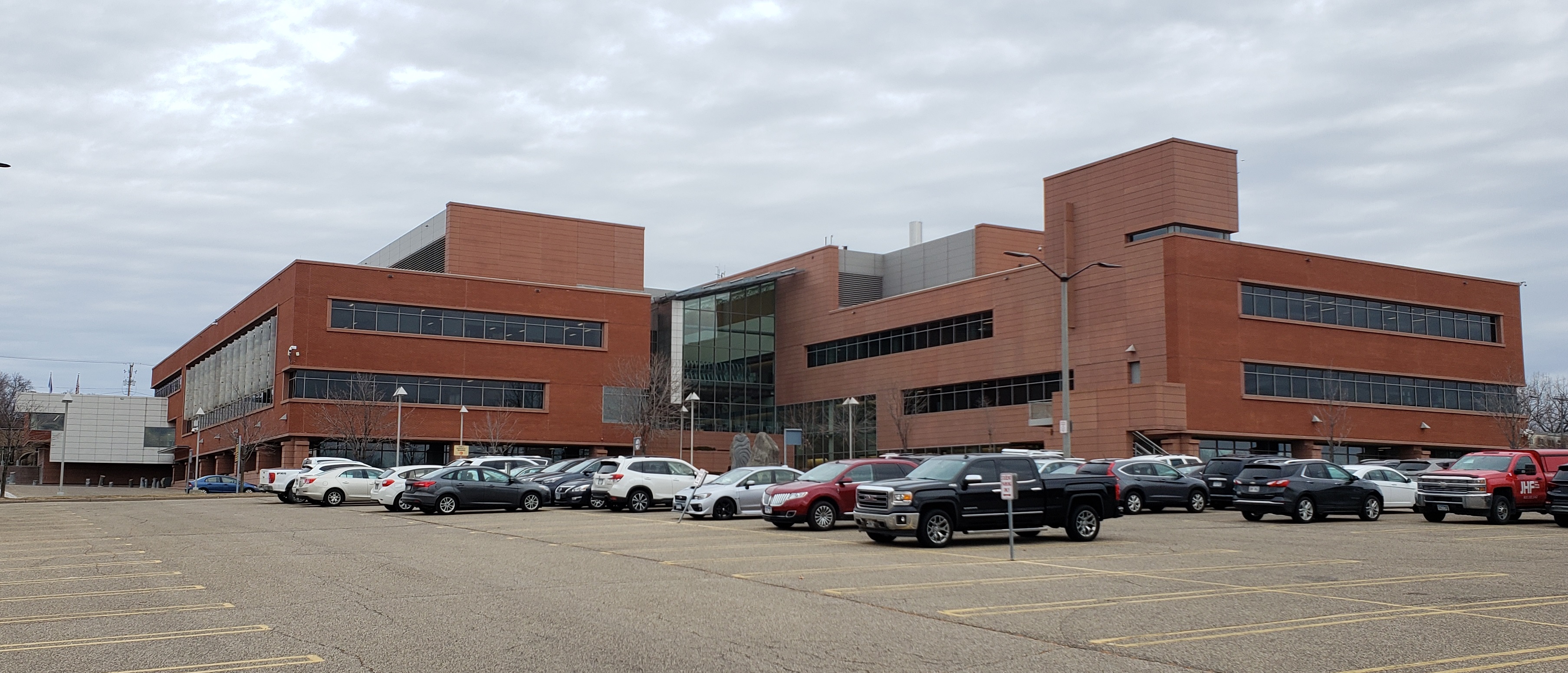 Exterior of the current BCA headquarters in St. Pau, circa 2003.