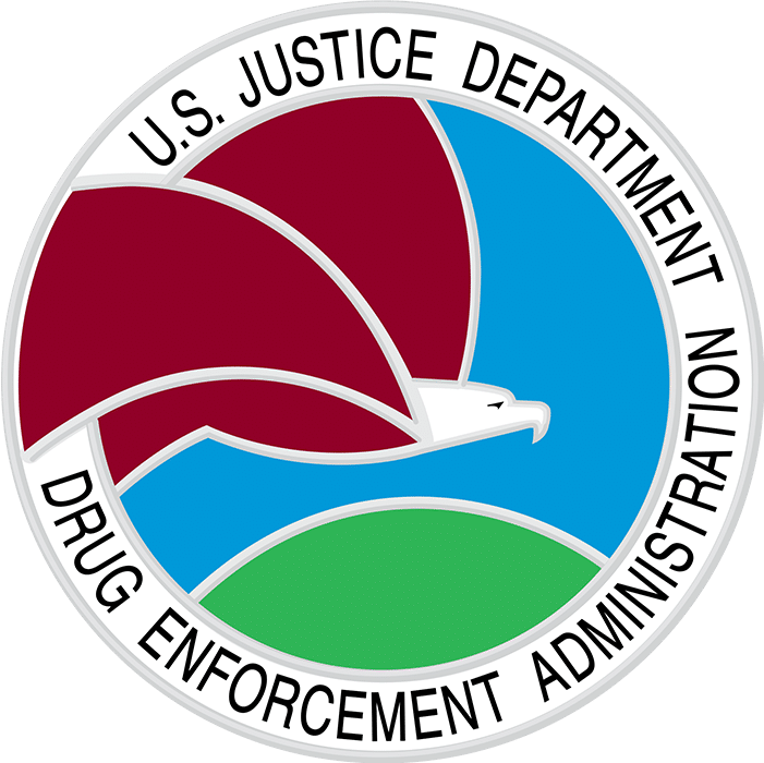 Logo for the Drug Enforcement Agency