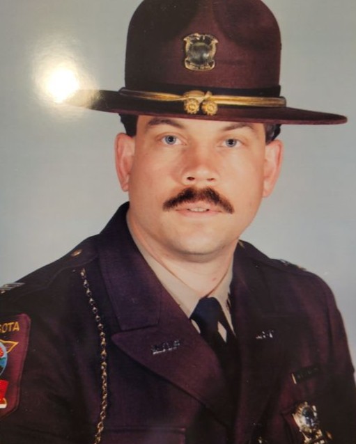 Mike in uniform as a trooper later in his career