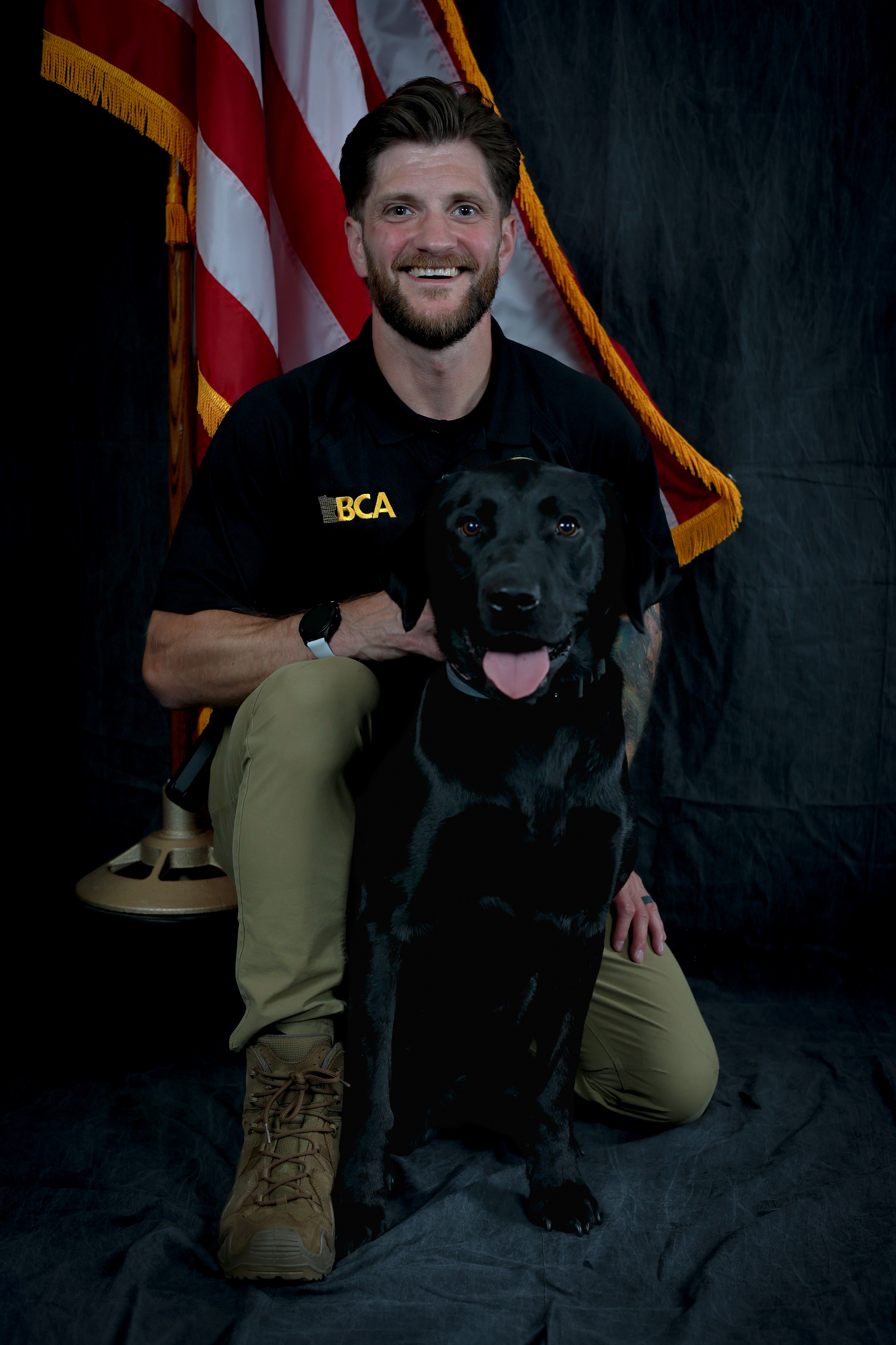 Image of Special Agent Sachi and K-9 Sebastian