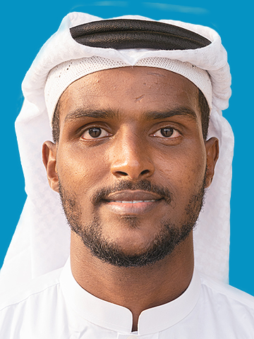 Sample of a card photo with a person wearing Muslim head wear with full face showing.