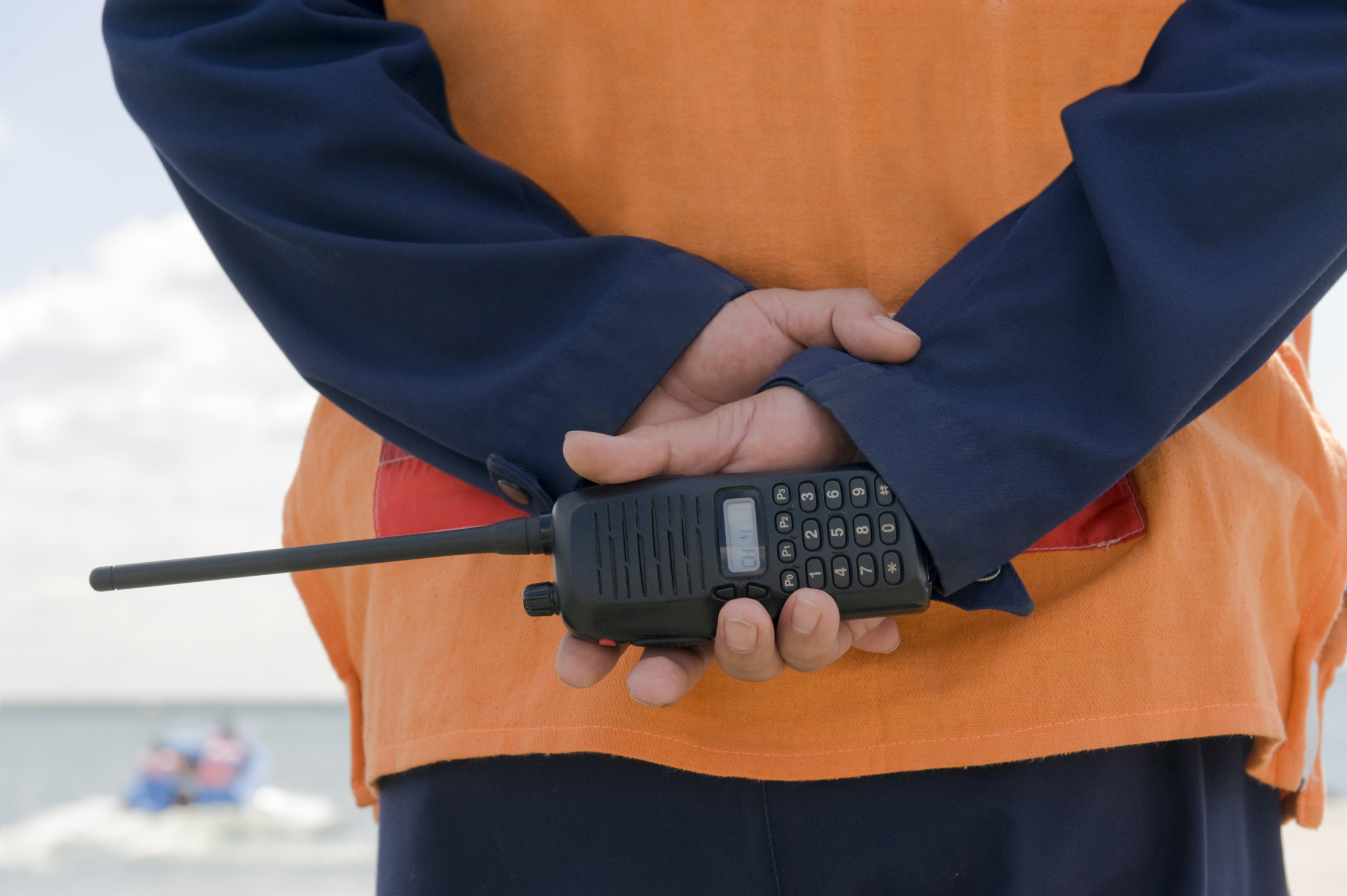 Wireless radio in the hands of a responder