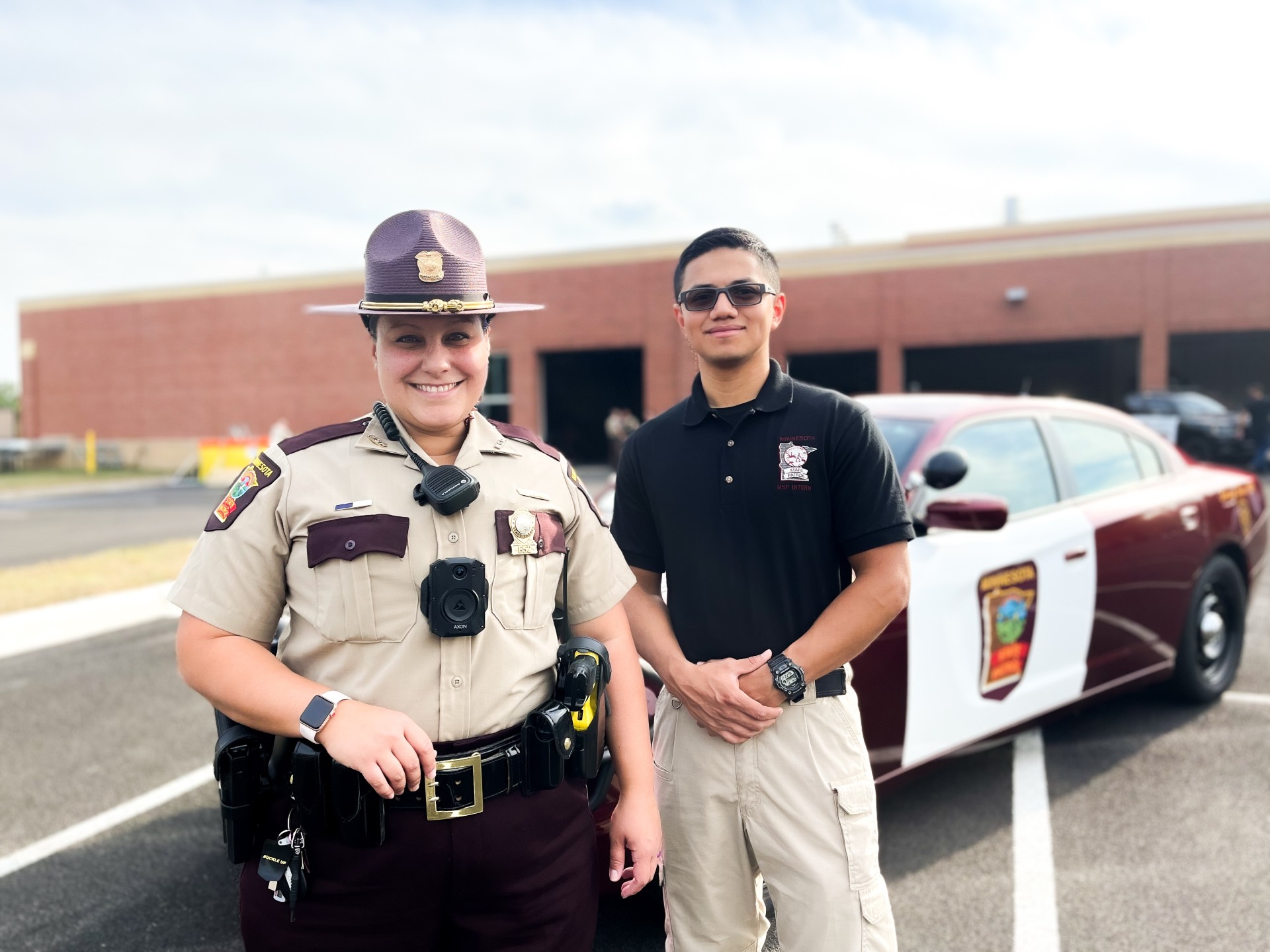 A Minnesota state trooper and an intern
