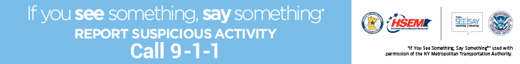 banner for see something say something 