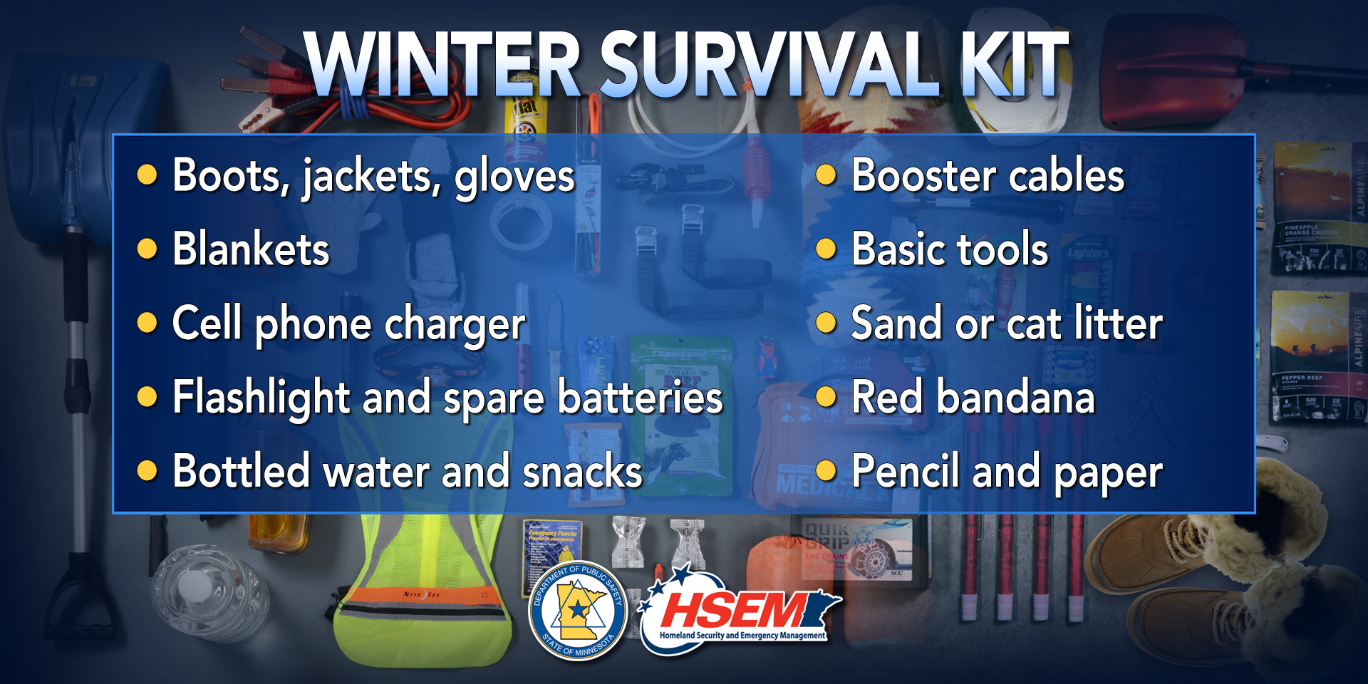 winter survival kit 