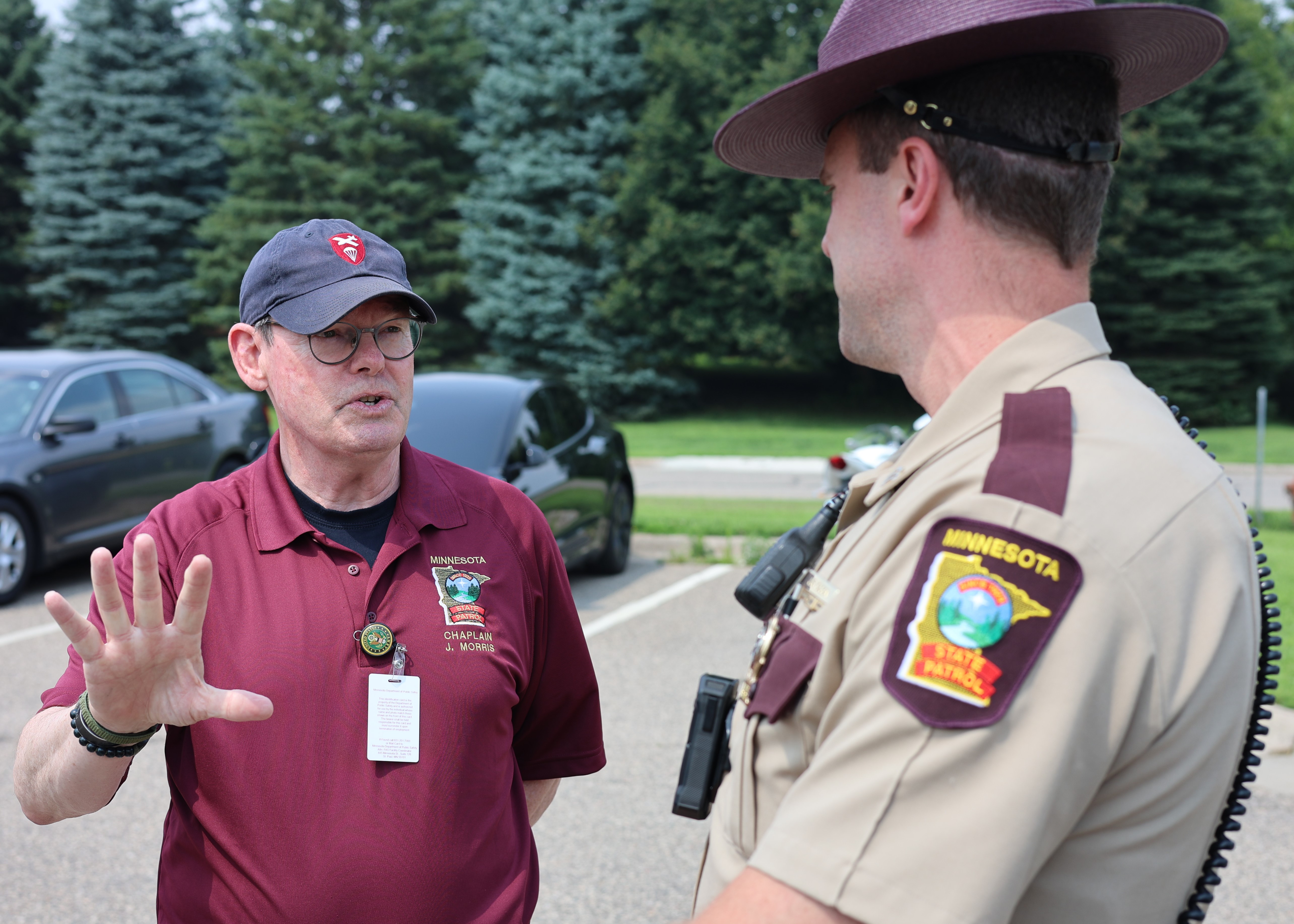 recently retired Chaplain John Morris