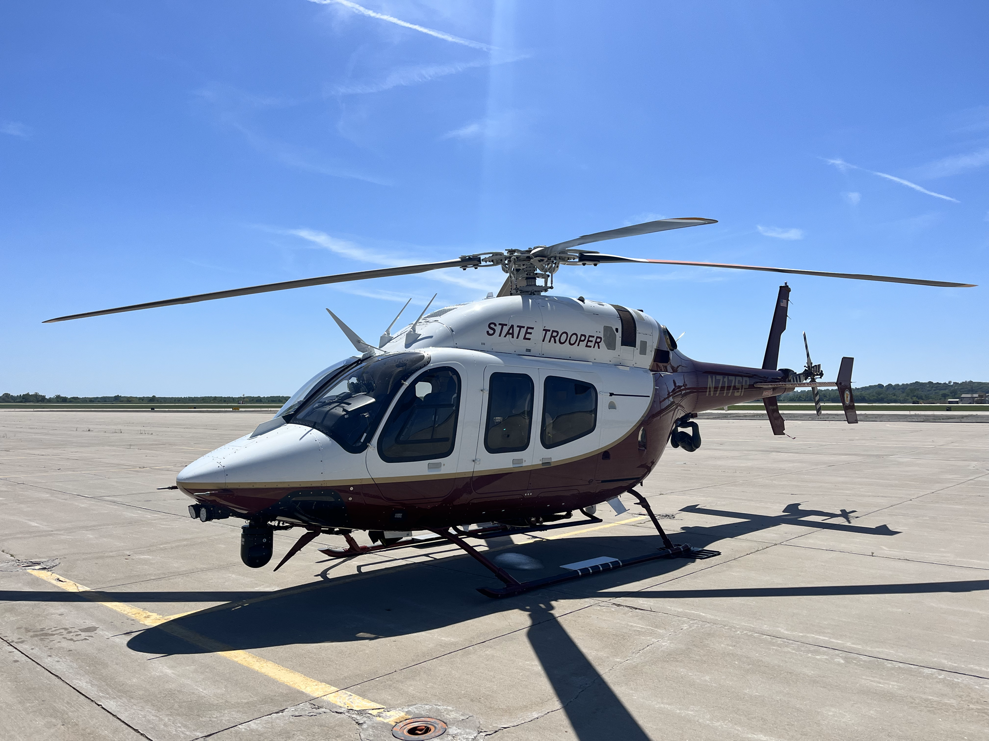 Photo of the Minnesota State Patrol's Bell 429 Helicopter