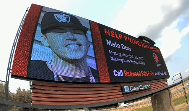 Clear Channel billboard featuring Mato Dow
