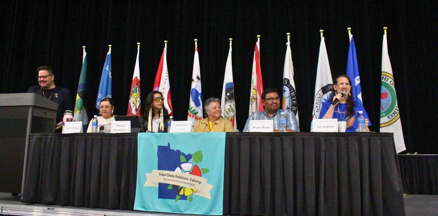 A panel of Tribal liaisons at a TSR training.