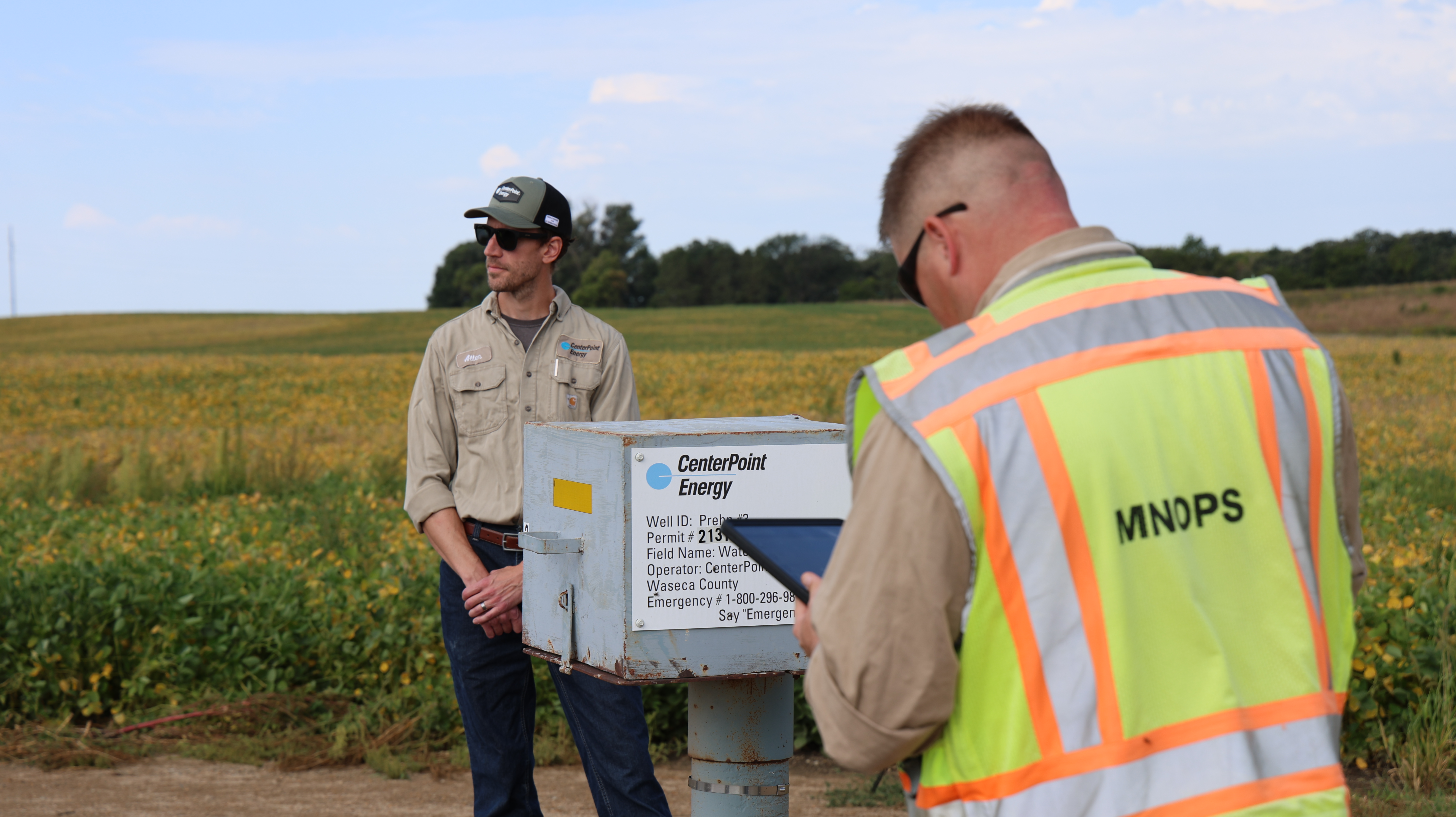An inspection of the underground storage unit