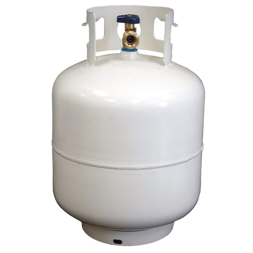 20 pound liquified propane gas cylinder